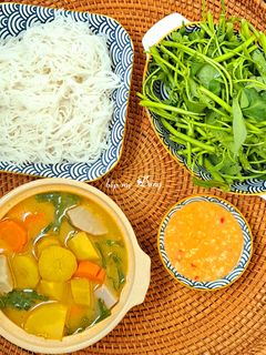 Hình của món Rau củ nấu chao (món chay).
