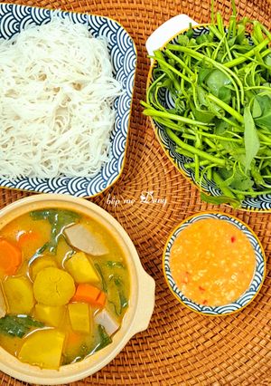 Hình của món Rau củ nấu chao (món chay).