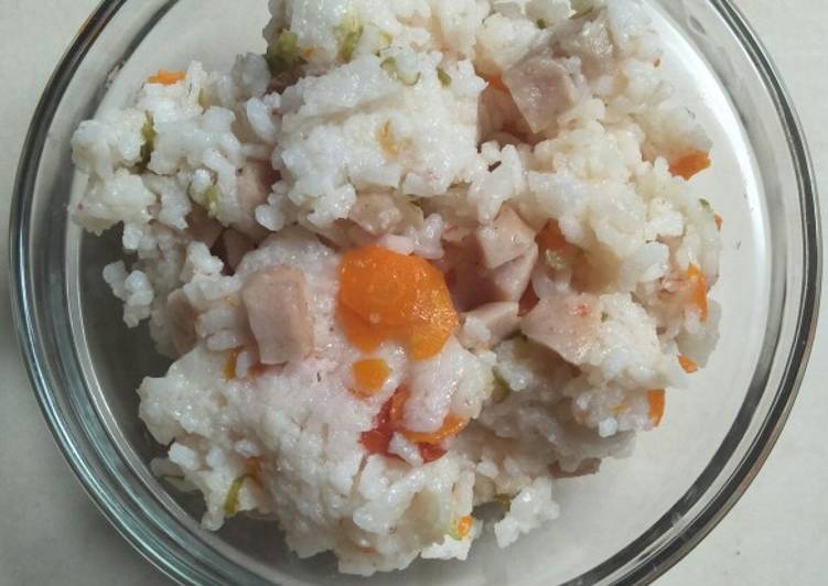 Cara Musim Dingin saat makan malamNasi Gurih Magicom