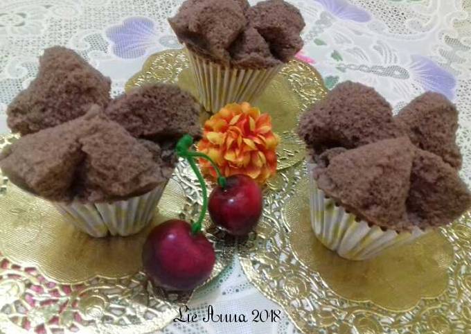 Resep (38) Bolu Kukus Rasa Coklat (Metode kocok all in one) Anti Gagal