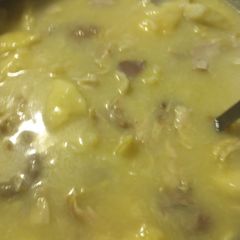 A picture of Chicken and Dumplings the way it was.