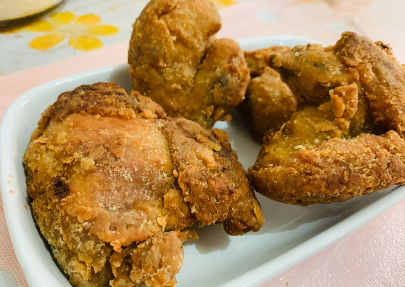 Ayam tepung bumbu gulai