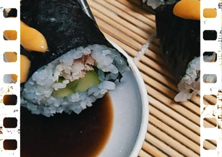 Bagaimana Membuat Kimbap Ikan, Enak Banget