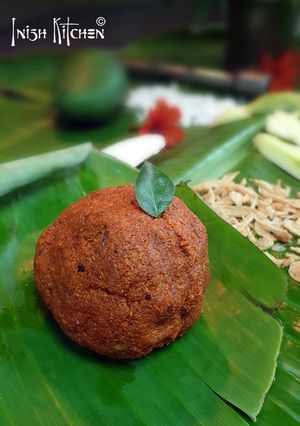 A picture of Chemmeen Chammanthi (Dry Prawns Chutney).
