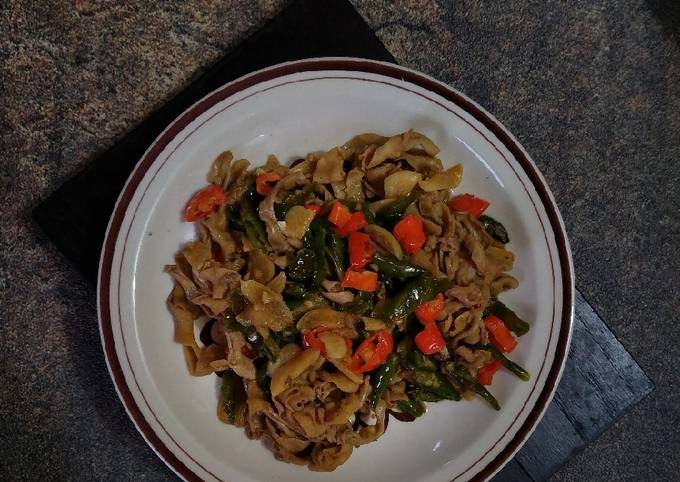 Resep Tumis Usus Pedas, Sempurna