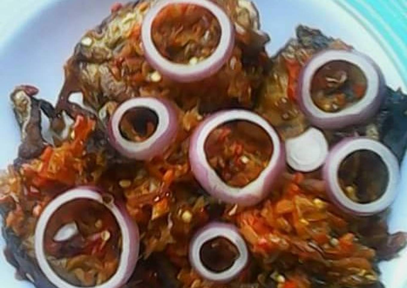 Peppered fish