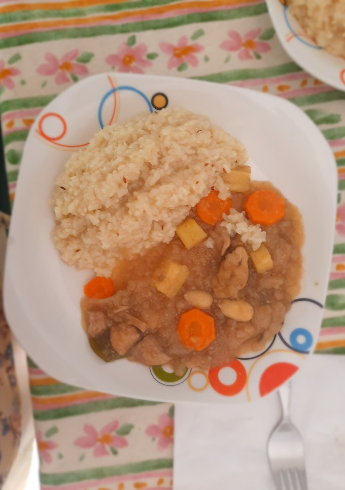 Una foto de Arroz blanco con especias