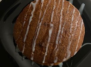 Una foto de Hot cakes de proteína de chocolate con avena y plátano
