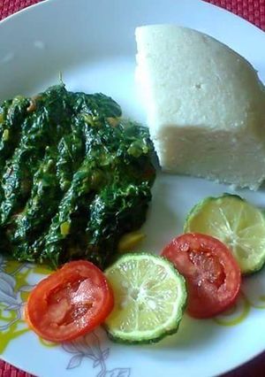 A picture of Ugali with Mrenda.