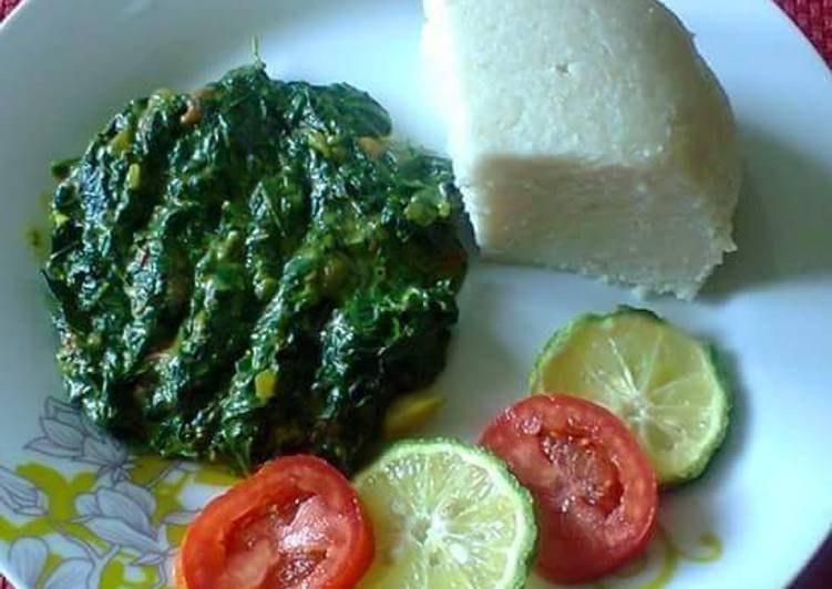 Recipe of Perfect Ugali with Mrenda