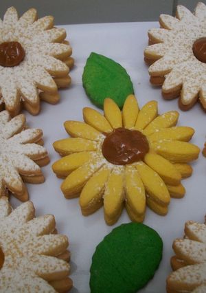 Una foto de Galletas linzer