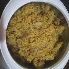 A picture of Mutton Biryani.