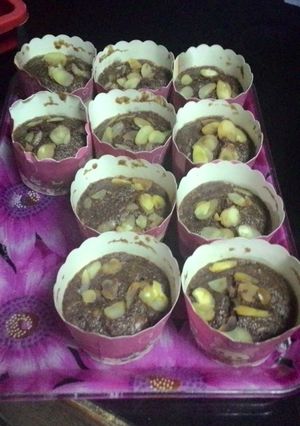 Foto resep Mufin kukus outmeal chees almond