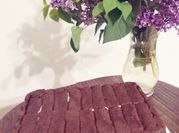 Una foto di dolce con banane veloce