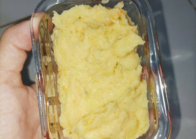 Cara membuat MPASI : chesse potato salad Cara membuat MPASI : chesse potato salad