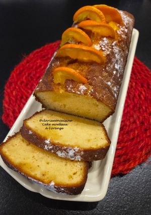 Une photo de Cake Moelleux à l'Orange