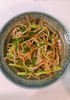 炒豆芽菜 的食譜成品照片