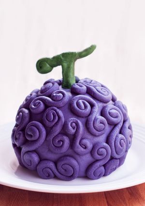 惡魔果實翻糖蛋糕 的食譜成品照片