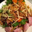 ข้าวคลุกแหนมทอด