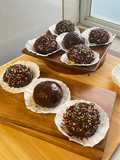 Roti labu topping coklat