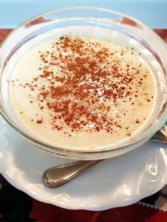 Una foto de Arroz con leche cremoso
