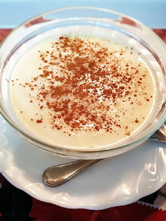 Una foto de Arroz con leche cremoso
