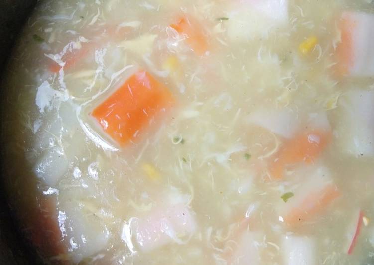 Recipe: Delicious Sup Krim Kepiting