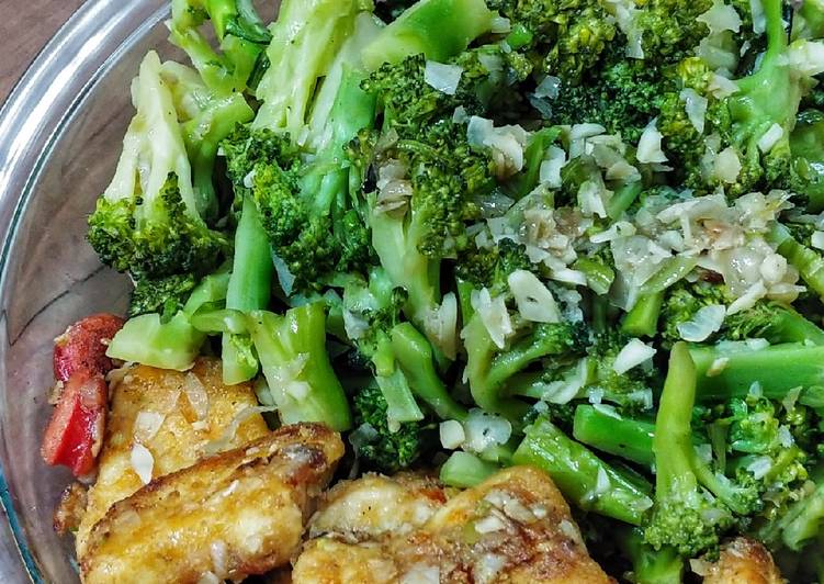 Cara memasak Nugget Sosis Brokoli Saus Tiram Anti Gagal
