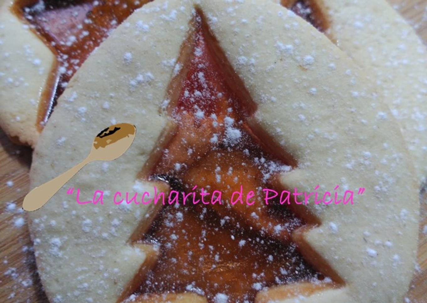Galletas de jengibre navideñas con cristalitos