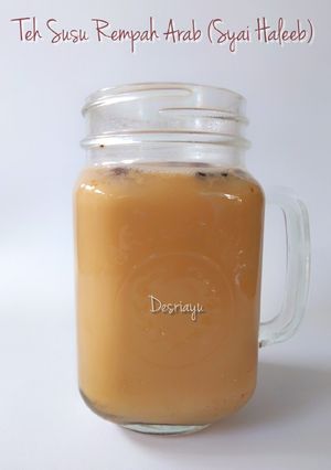 Foto resep Teh Susu Rempah Arab (Syai Haleeb)