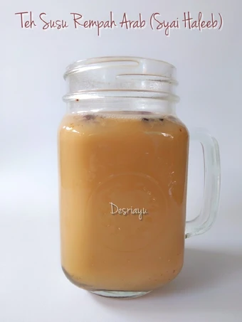 Easy Ways Make Recipes Teh Susu Rempah Arab (Syai Haleeb) the Perfect Tasty.