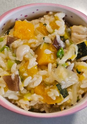 素香南瓜粥 的食譜成品照片