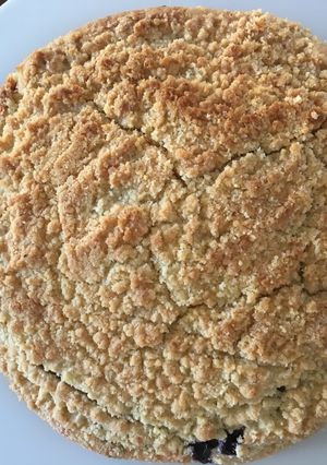 Una foto de Tarta o espiral de arándanos
