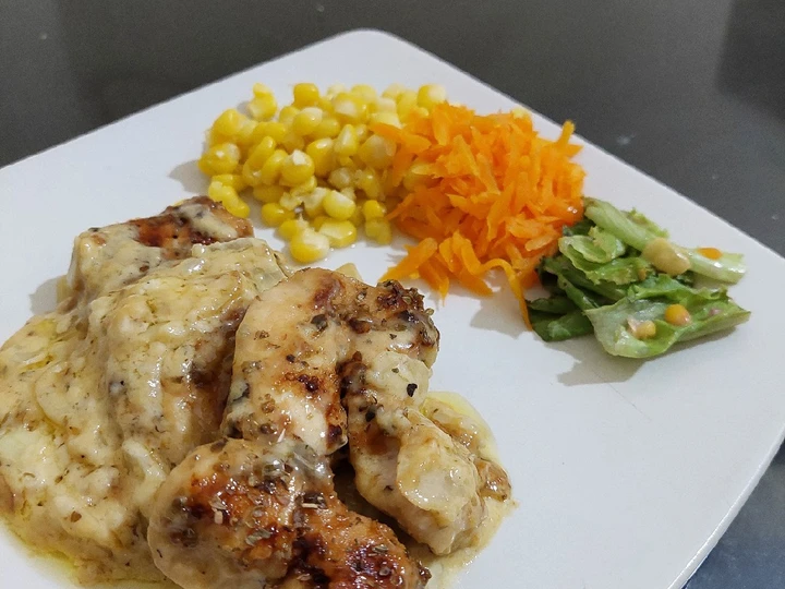 Langkah Mudah untuk Menyiapkan Resep Chicken Steak With Mushroom Sauce yang Bisa Manjain Lidah Anti Ribet, Uenak Banget