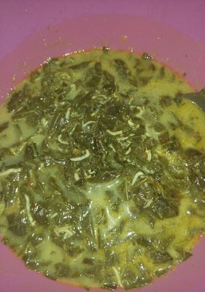 Foto resep Daun singkong teri medan sederhana