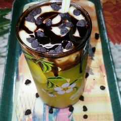 Chocolate mango drink A picture of Chocolate mango drink.