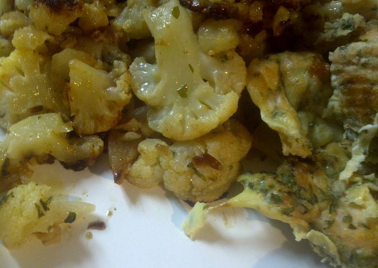 Recipe of Quick Home fries, cauliflower