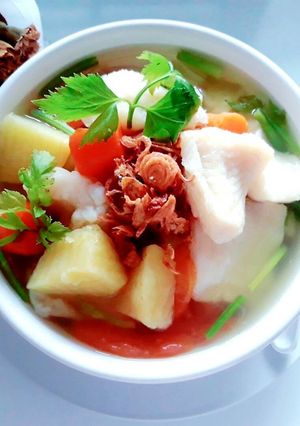 รูปของ ซุปปลามันฝรั่ง (อาหารเพื่อสุขภาพ)