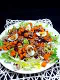 Ensalada de escarola atún y boniato
