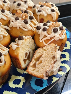 Una foto de Muffins navideños