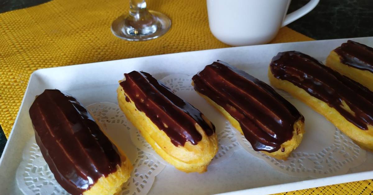 Классические эклеры пошаговый фото-рецепт + видео