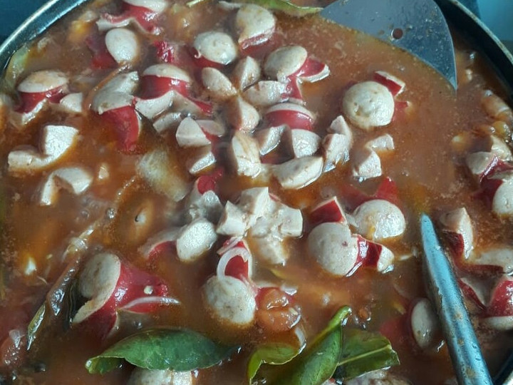 Anti Ribet, Bikin Udang sosis saus tomat Murah