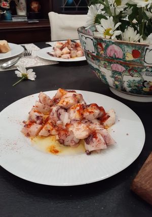 Una foto de Pulpo a la gallega