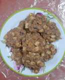 Galletas de manzana, avena y pasas de uva