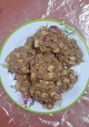 Una foto de Galletas de manzana, avena y pasas de uva