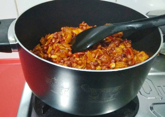Resep Kering kentang kacang, Bikin Ngiler