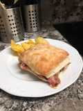 Bocata Bacon con Tomate y Queso