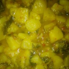 A picture of Faten dankalin hausa da wake.