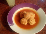 Albóndigas en salsa de chile chipotle