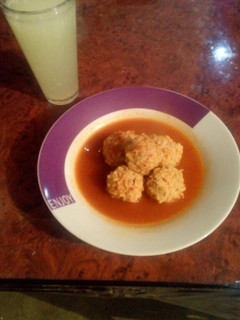 Una foto de Albóndigas en salsa de chile chipotle